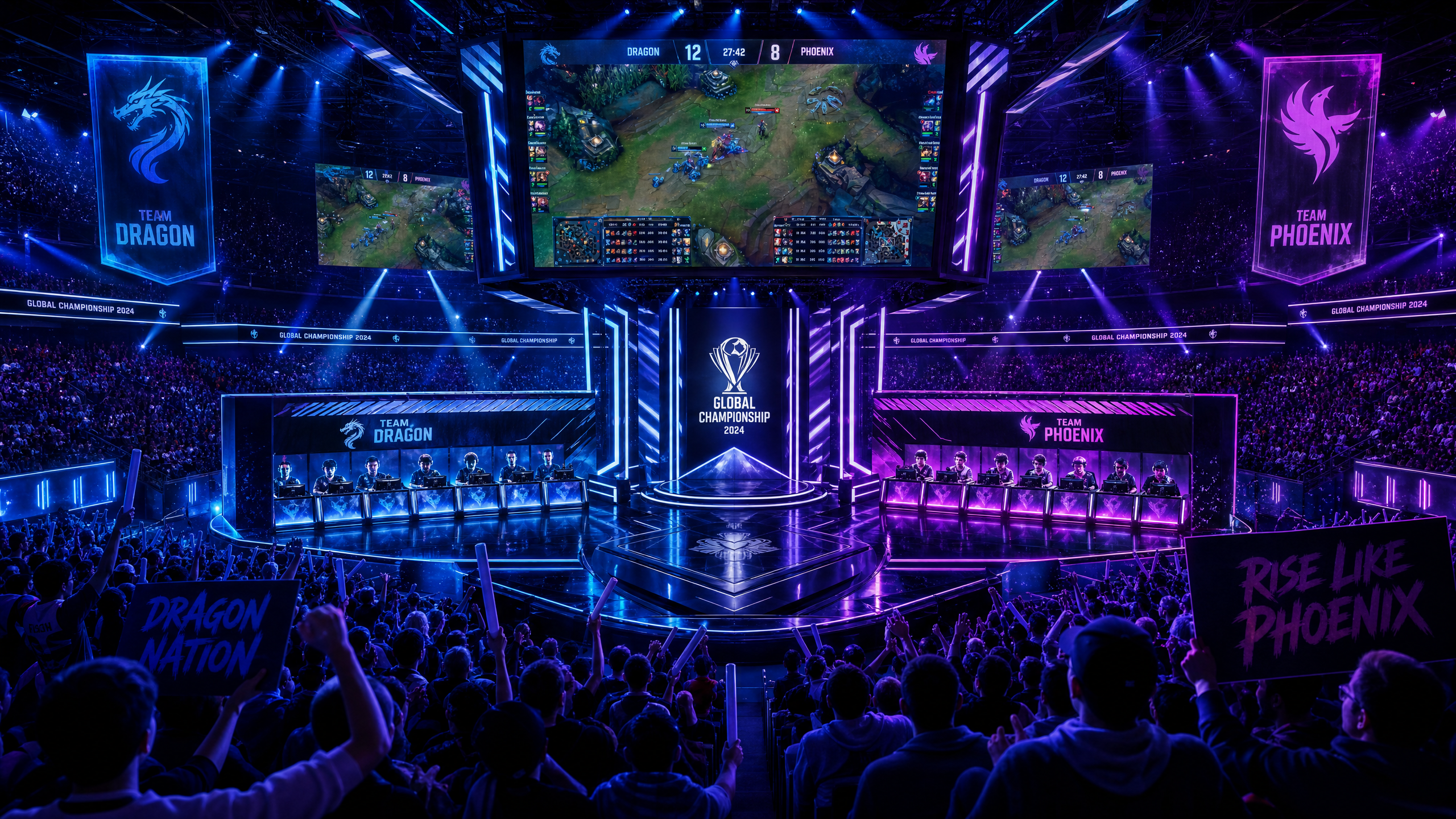 Esports tournament arena